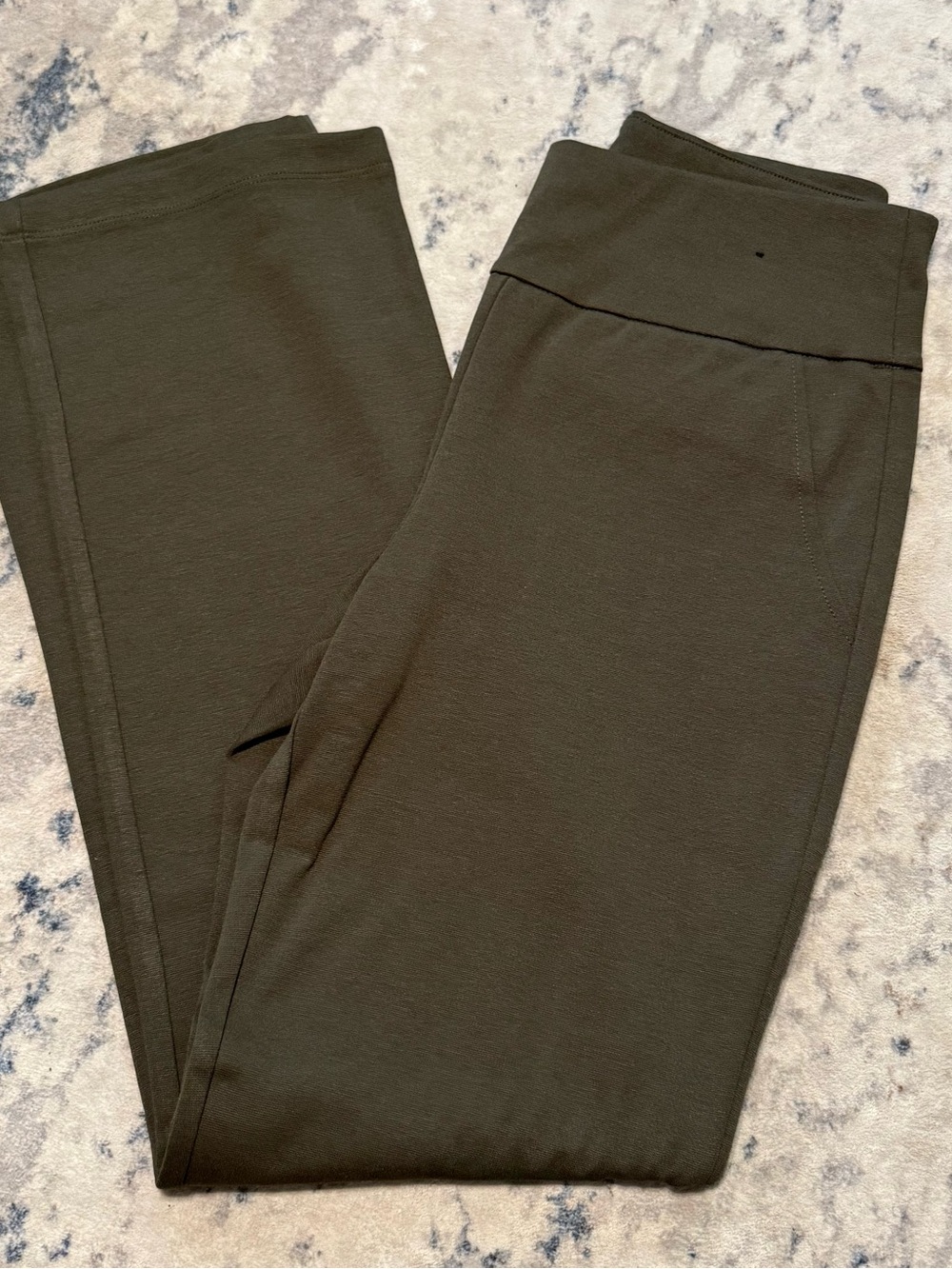 Dear Scarlett Magic Stretch Pull-On Straight Leg Pants- Olive